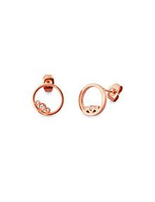 Ringy Rose Gold Earrings