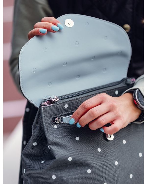 Joanna Dotty Dark Grey
